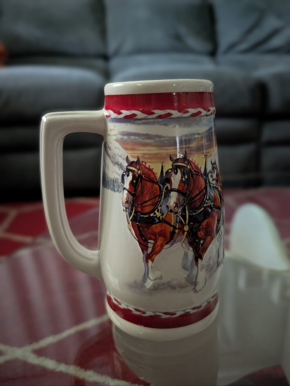 Collectible Budweiser 2010 Holiday Beer Stein